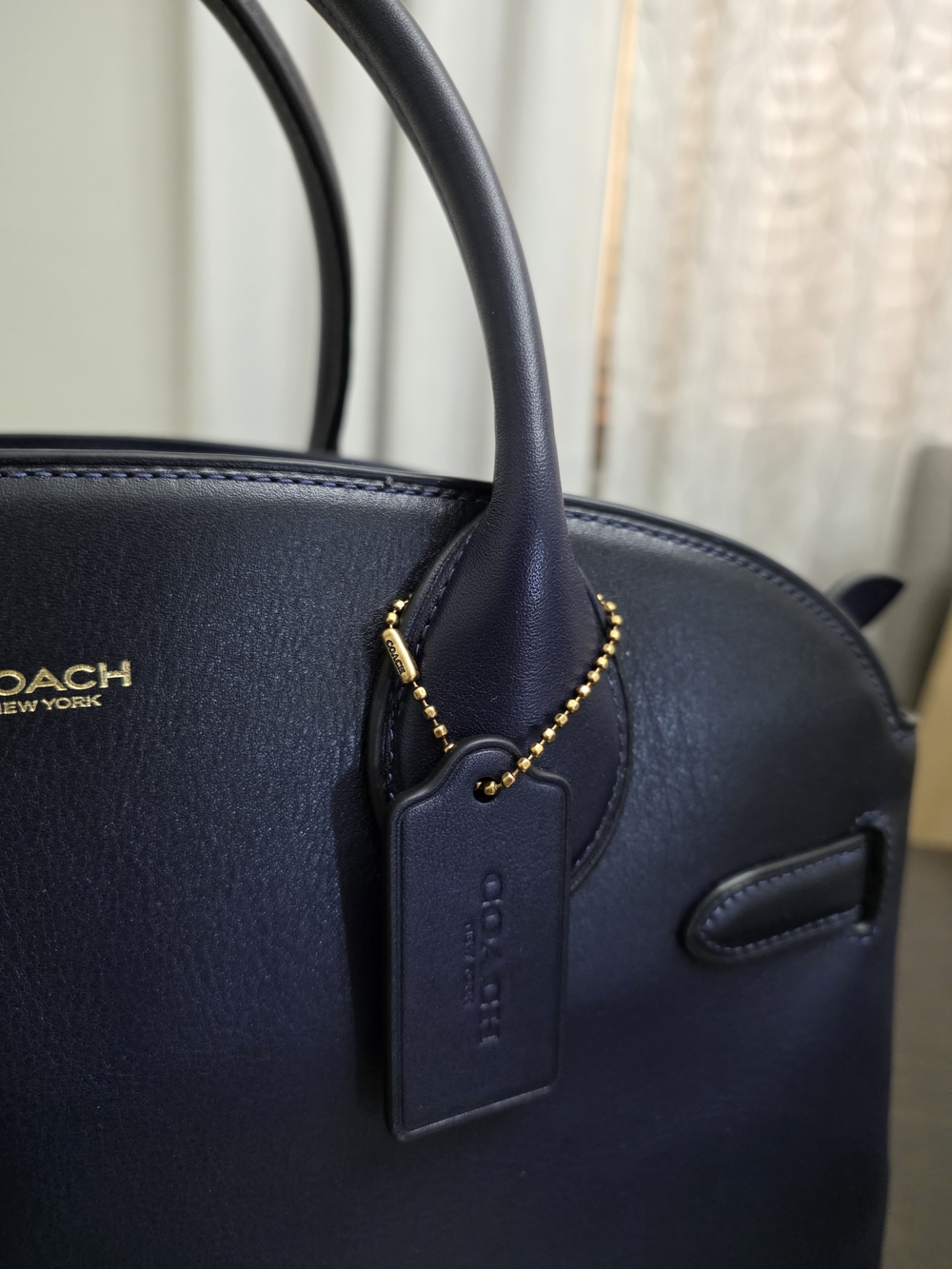 COACH Empire 40 in Dark Navy - Picture 3 of 11